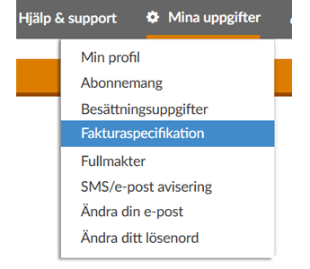 Logga in på Min sida