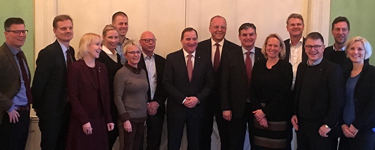 VD nätverket i Svensk Kooperation träffar Stefan Löfven