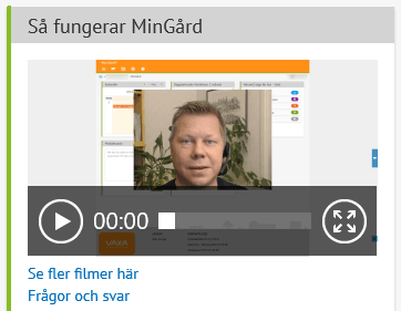 Instruktionsfilmer i MinGård