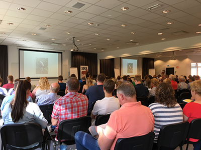 Cirka 170 personer mötte upp på årets SRB-stämma. 