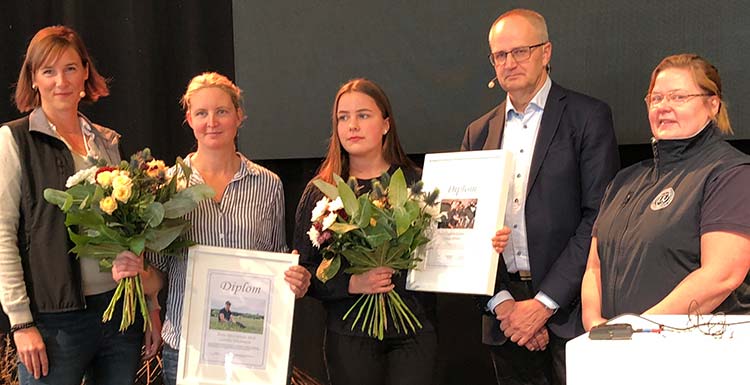 Prisutdelning Ungdomsdiplomet och Årets Djurskötare