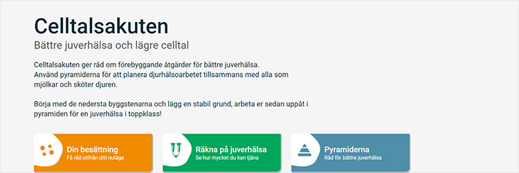 Skärmbild på nya Celltalsakuten.