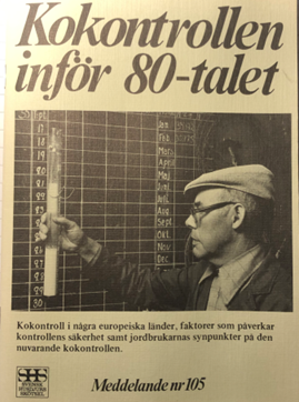 Bild på framsidan av utredningen Kokontrollen inför 80-talet